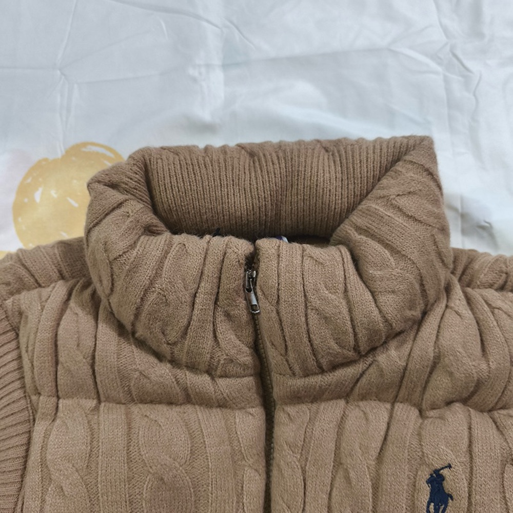 Ralph Lauren Knit Cable Texture Warm Vest - Picture 2 of 7